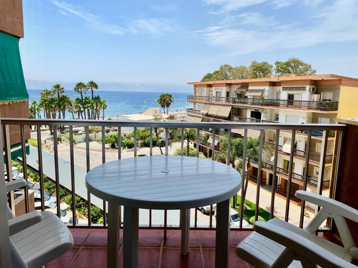Genial Apartamento En 1A Linea De Playa Con Piscina Альмуньєкар Екстер'єр фото
