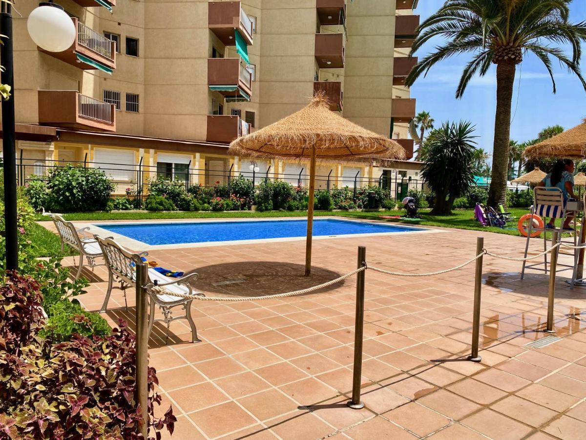 Genial Apartamento En 1A Linea De Playa Con Piscina Альмуньєкар Екстер'єр фото